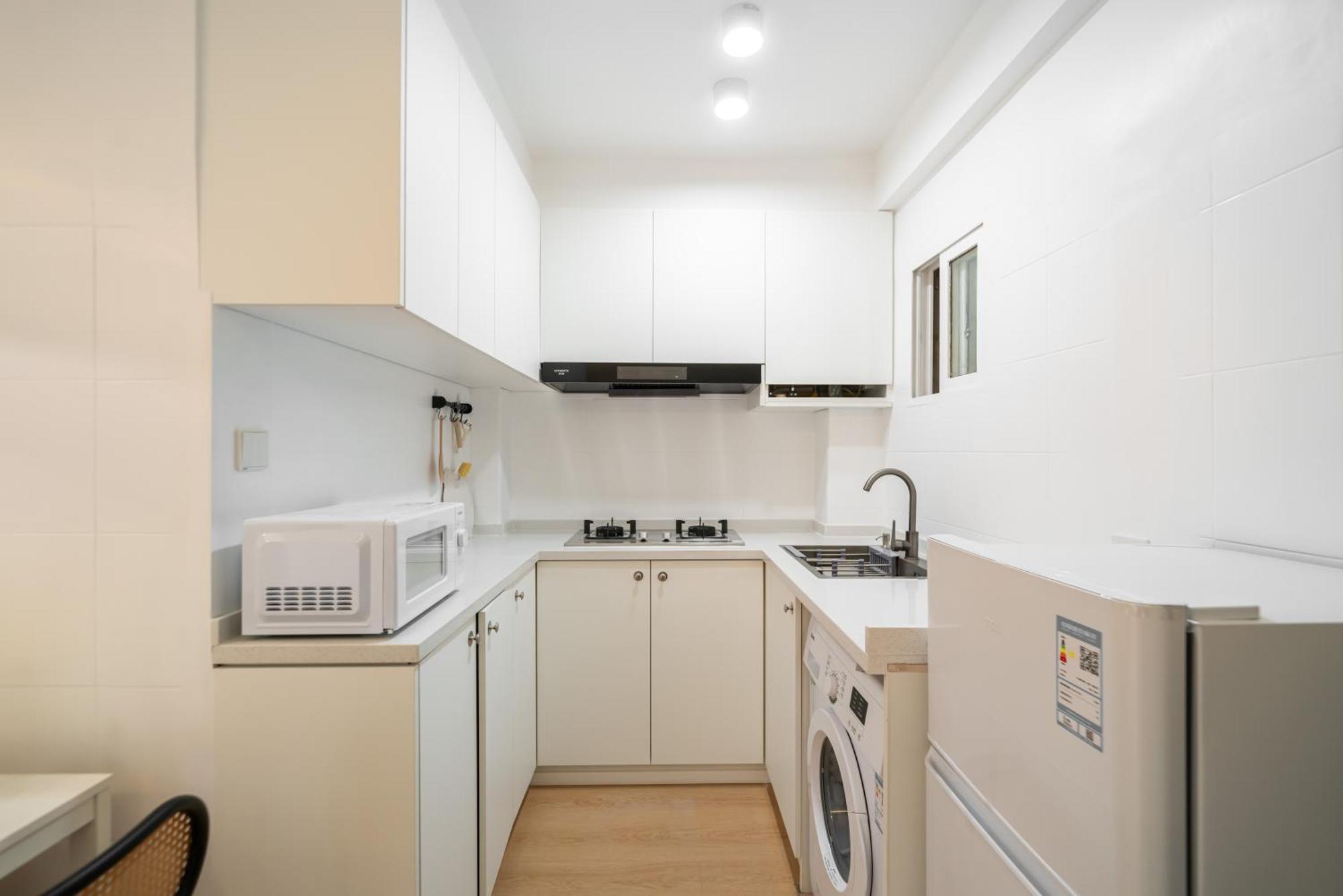 Shanghai Yi Du B&B - 150M Walk From Exit 5 Of Jiashan Road Metro Station Exterior foto